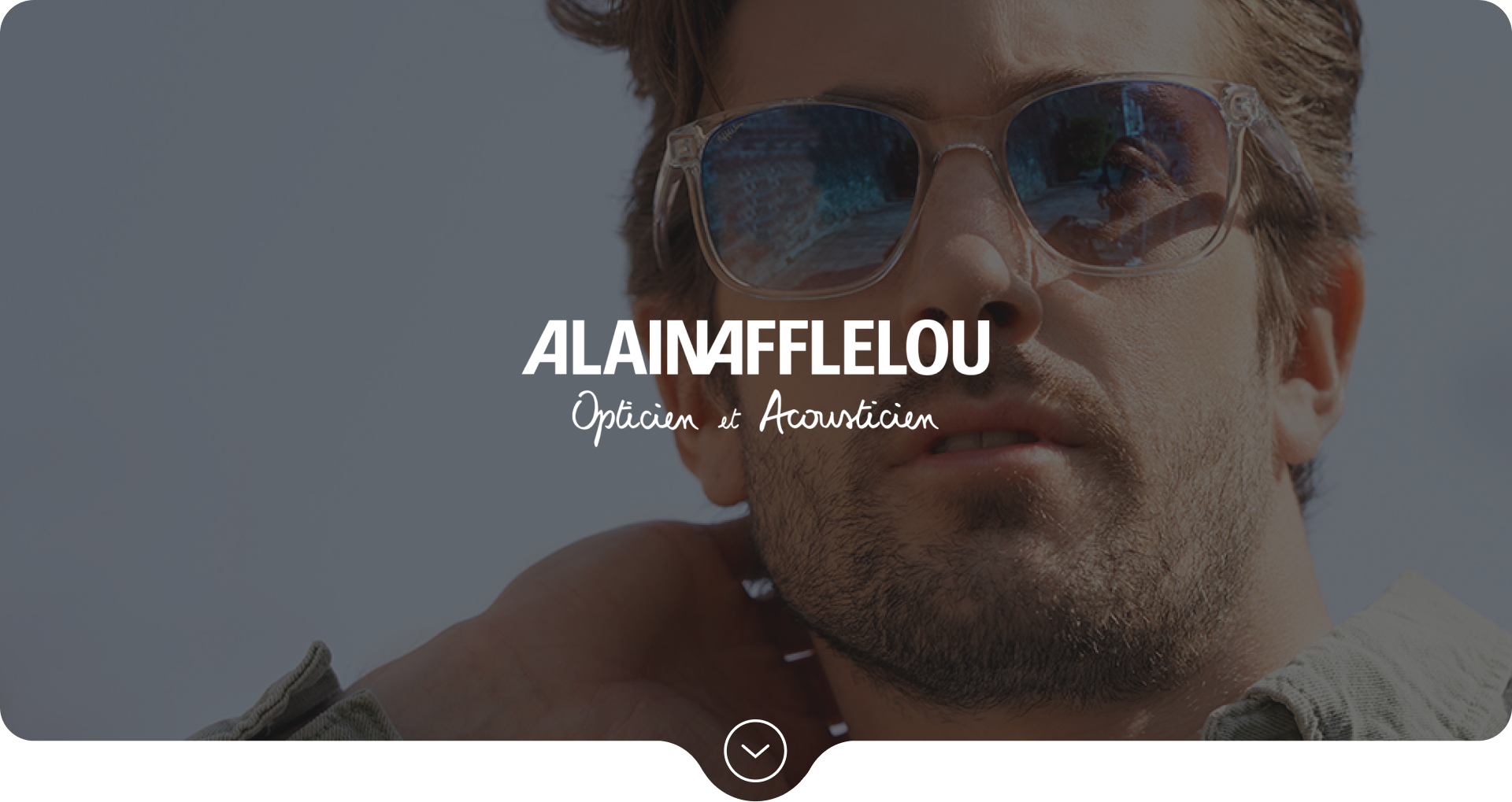Image promotionnelle du projet mené avec Alain Afflelou.