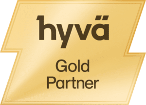 Logo Hyvä Gold Partner, certification obtenue par ATI4 Group.