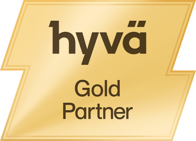 Logo Hyvä Gold Partner, certification obtenue par ATI4 Group.