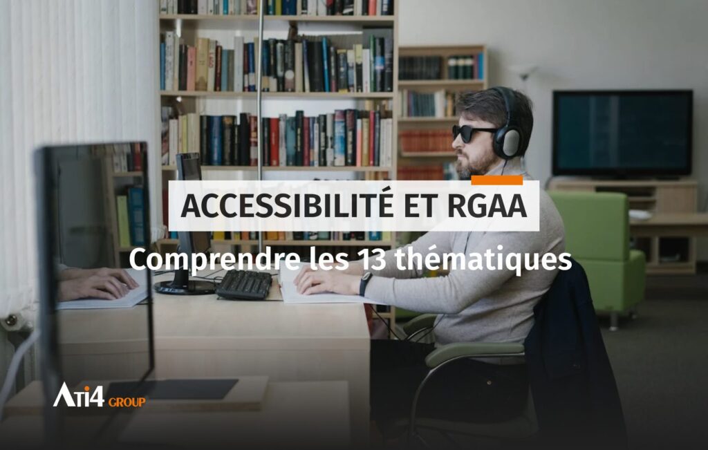 Cover pour l'article au sujet des 13 thématiques du RGAA.