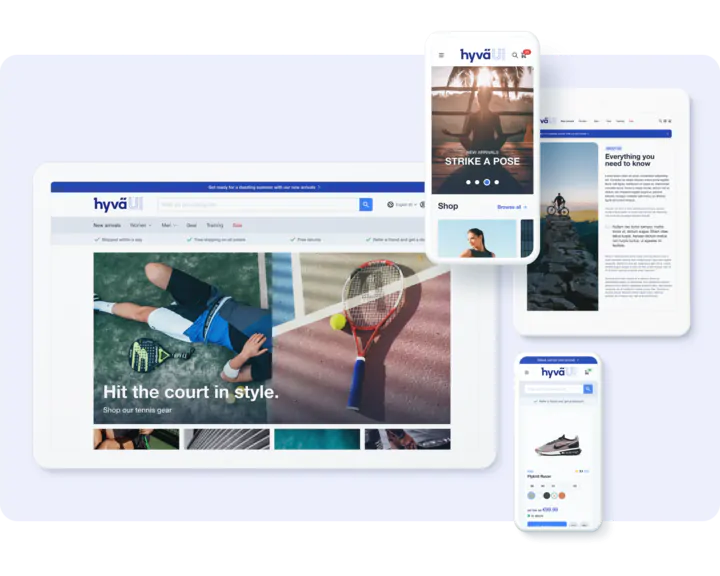 Image promotionnelle Hyvä Theme.