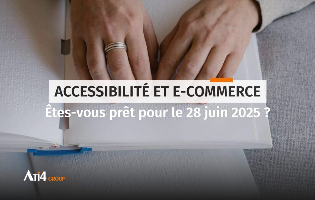 Cover pour l'article au sujet de l'accessibilité dans un cadre de projet e-commerce.
