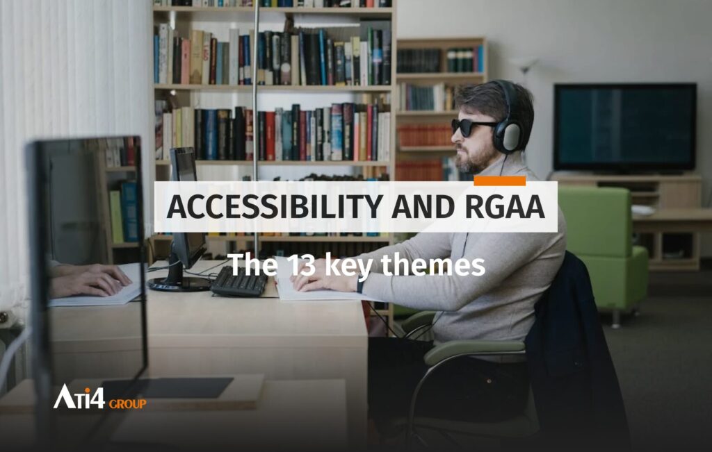 Cover for an article about the 13 key themes to digital accessibility.