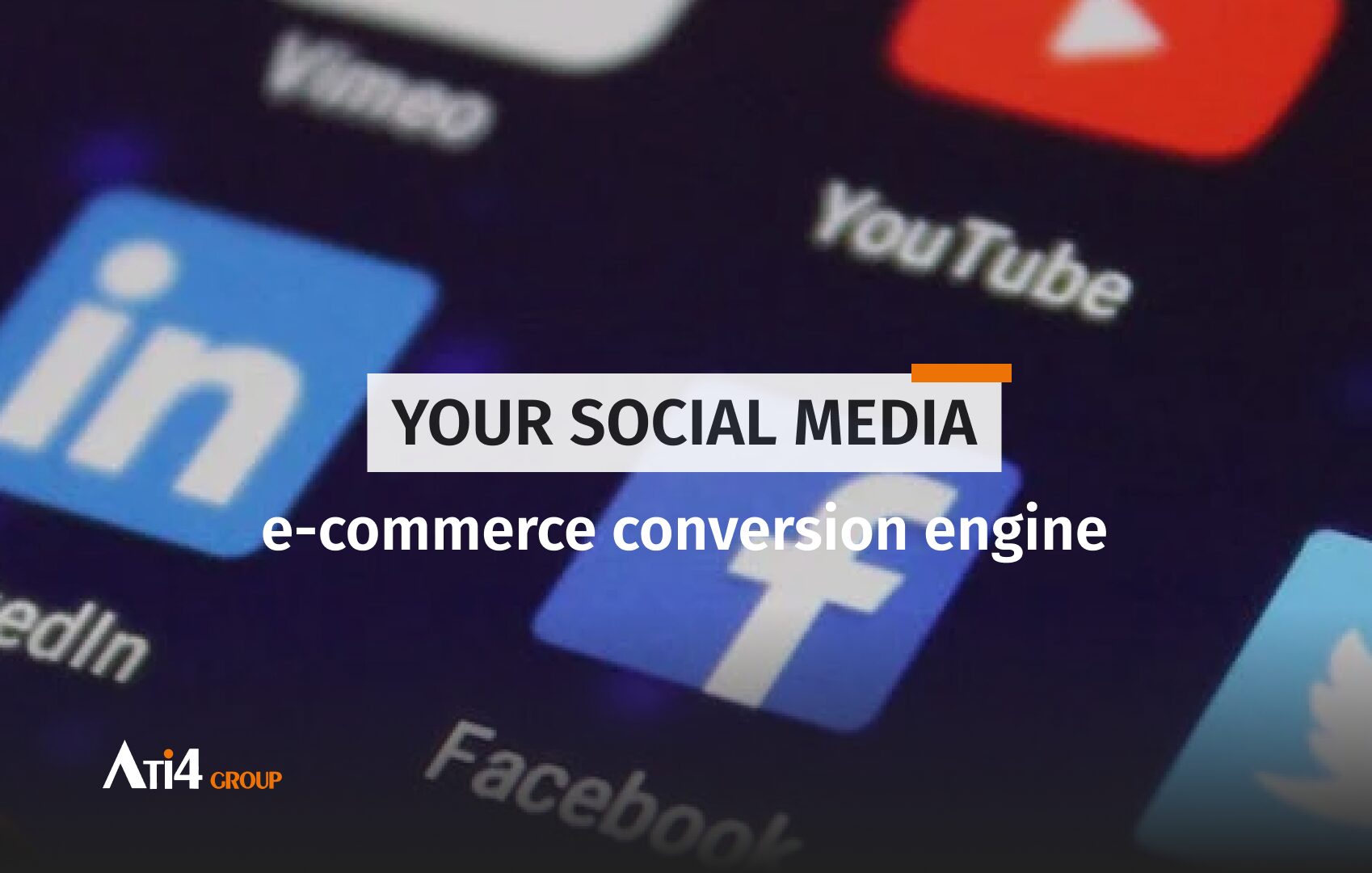 Cover for the article about social media in e-commerce as conversion engine