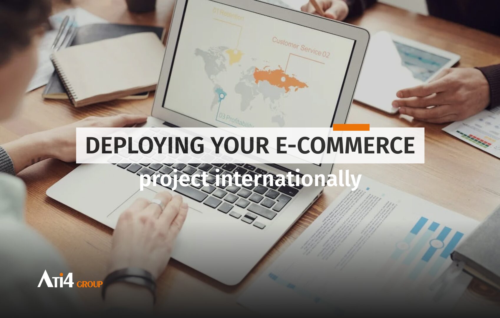 Cover for the article how to deploy an e-commerce project internationally.