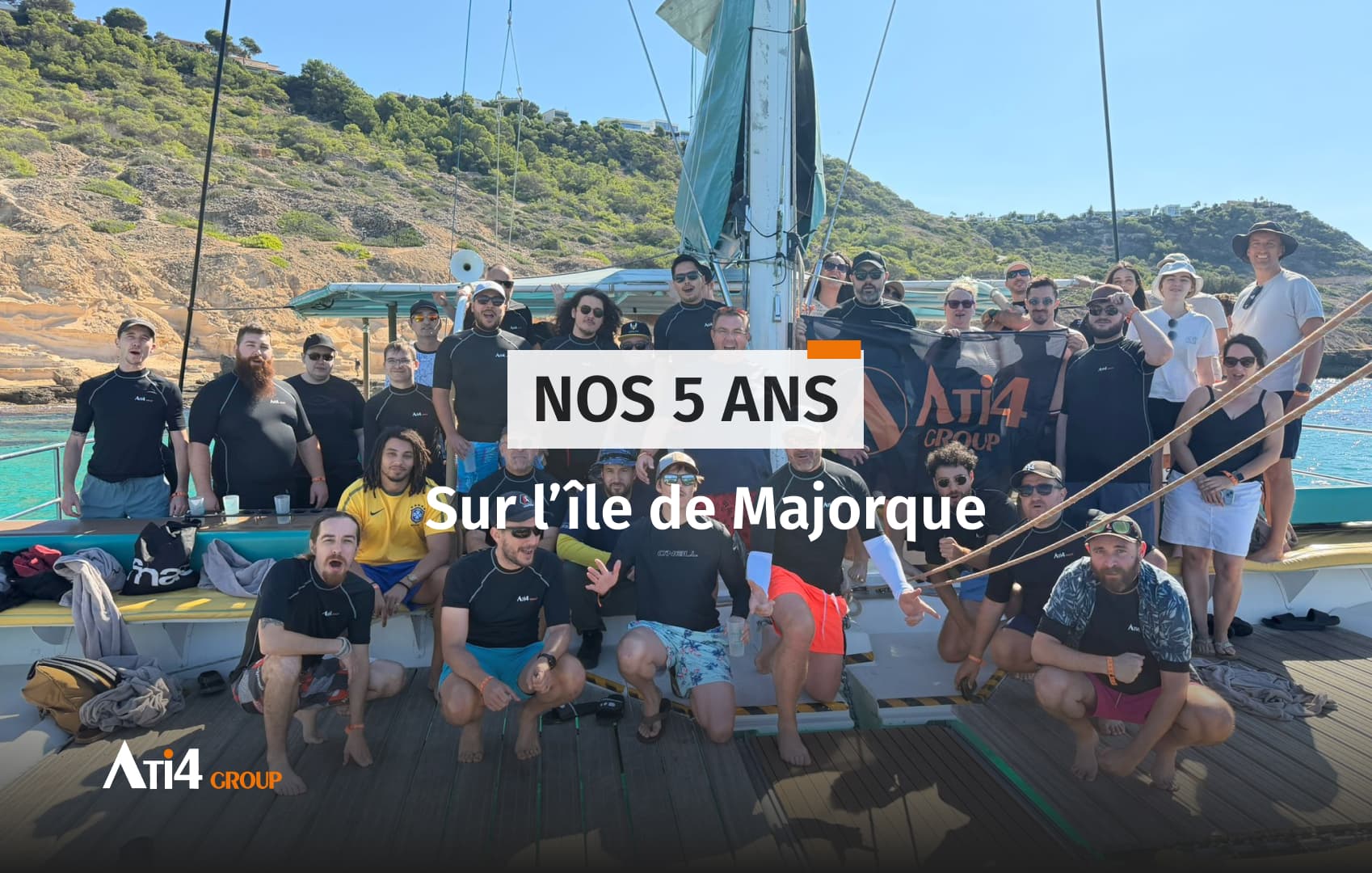 Cover pour l'article au sujet de nos 5 ans à Majorque.