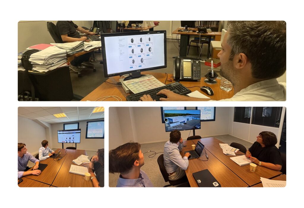 Photo des équipes de Saphore en action sur le site.