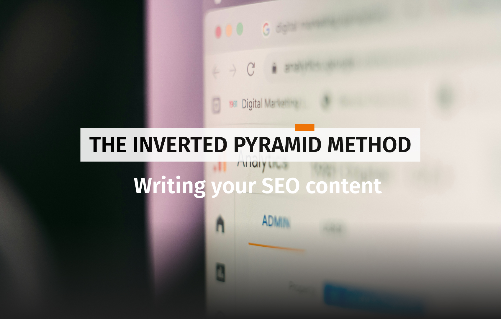 Cover for the article about the inverted pyramid method in SEO.