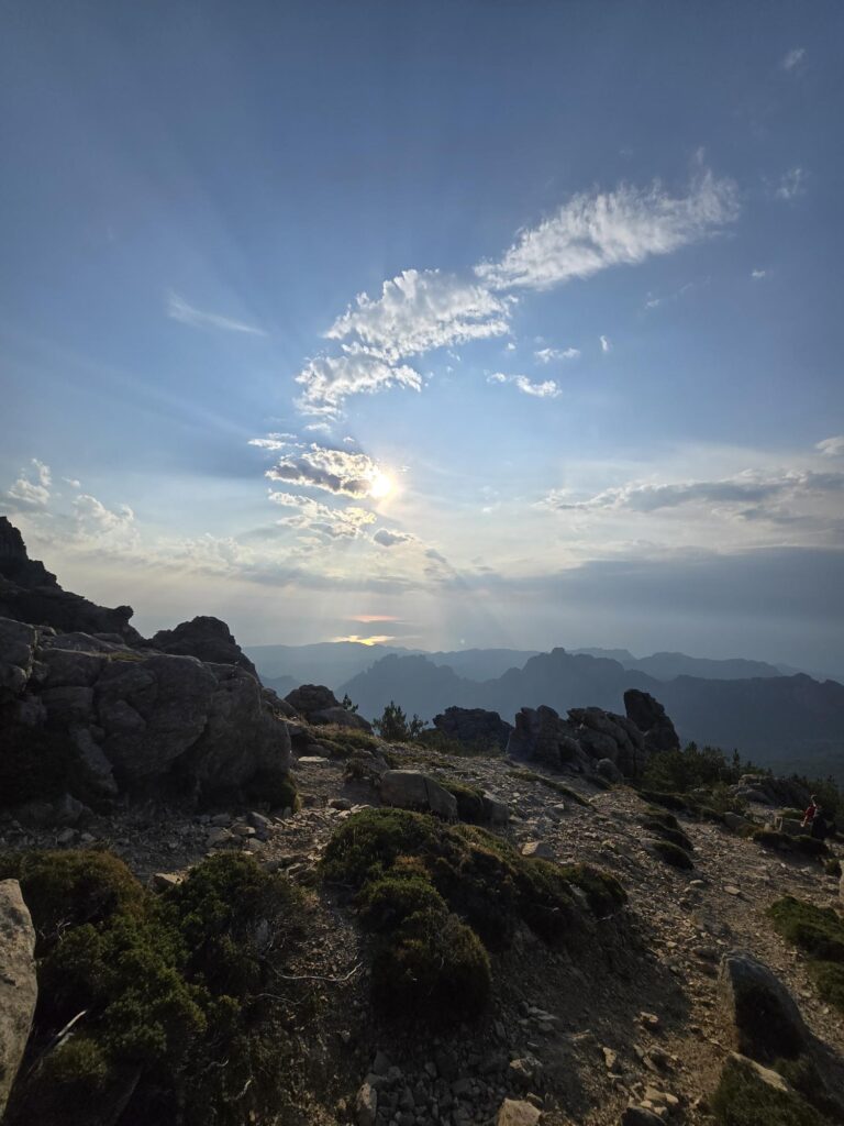 Photo du GR20 de Quentin en Corse.