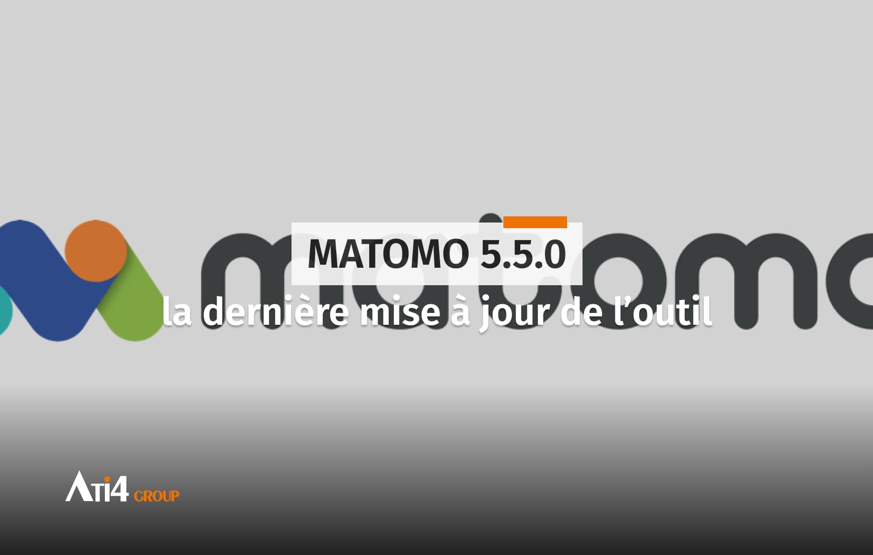 Couverture de l'article au sujet de la dernière mise à jour de Matomo.