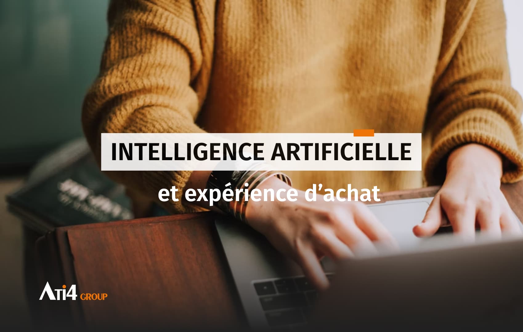 Couverture de l'article au sujet de l'IA dans l'expérience d'achat.