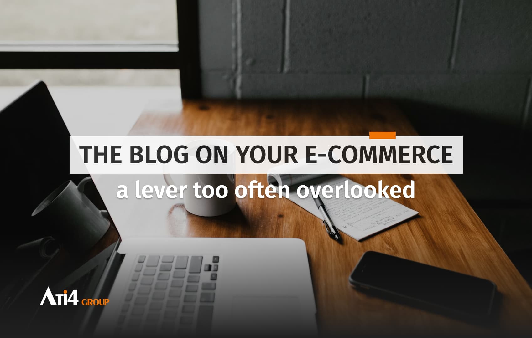 Cover for the article about the blog in e-commerce.