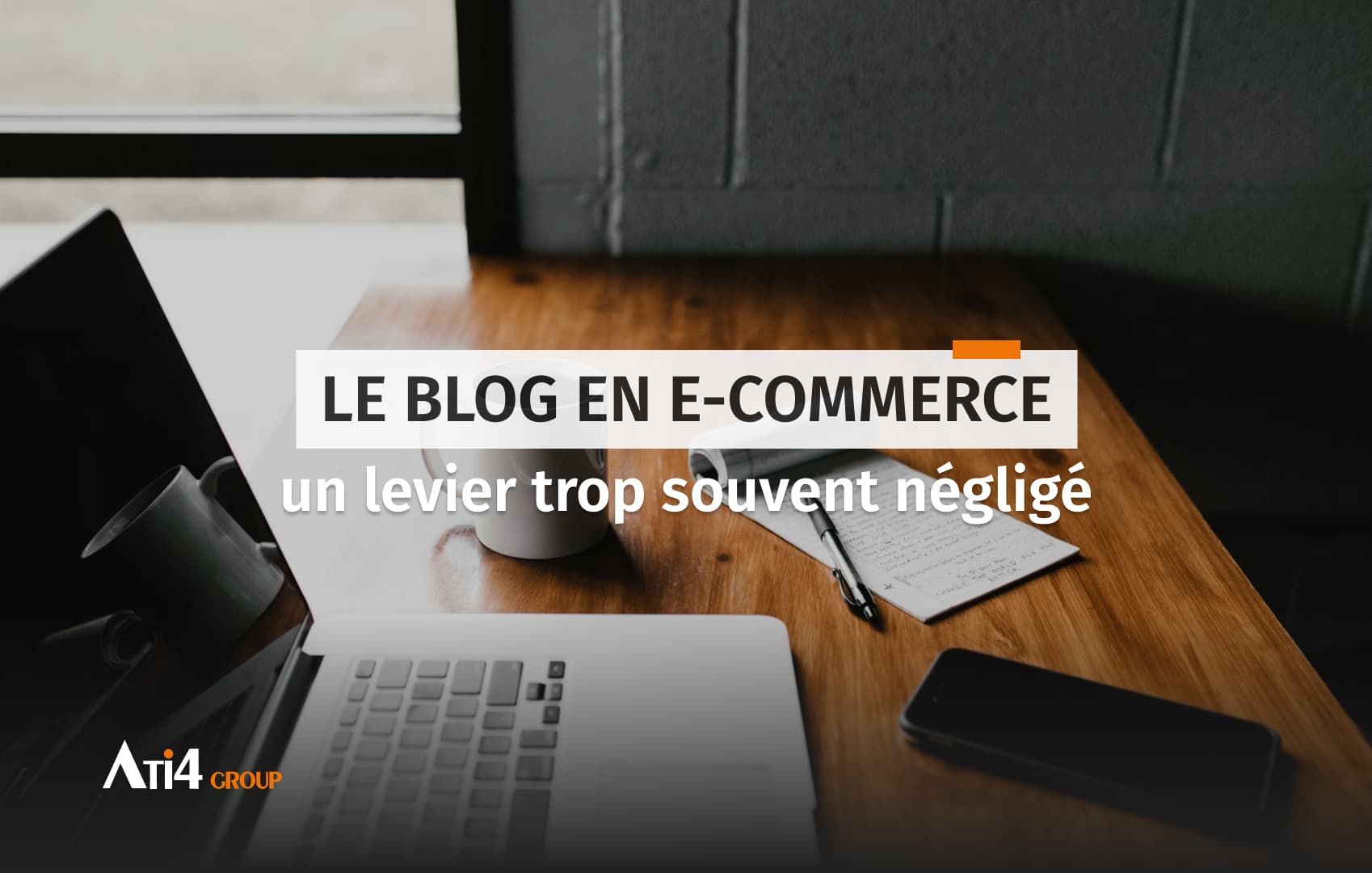 Couverture pour l'article au sujet de l'utilisation du blog en e-commerce.