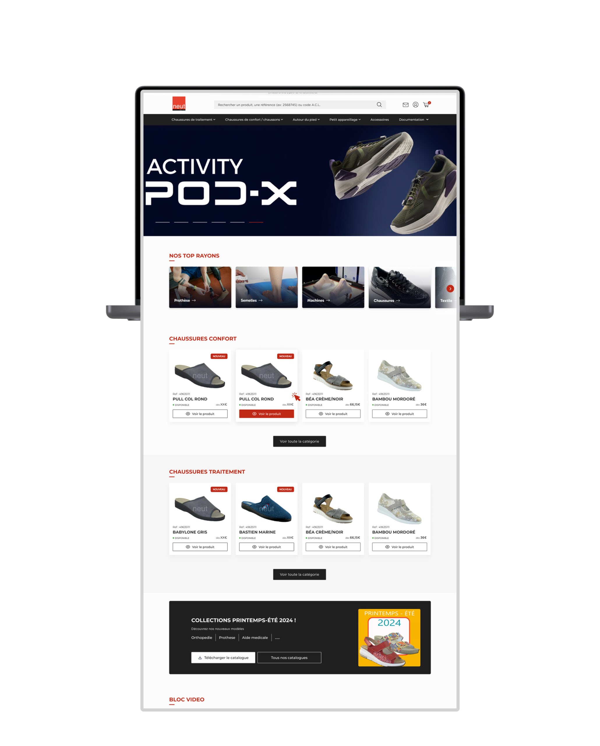 Image de la home du site de Neut.