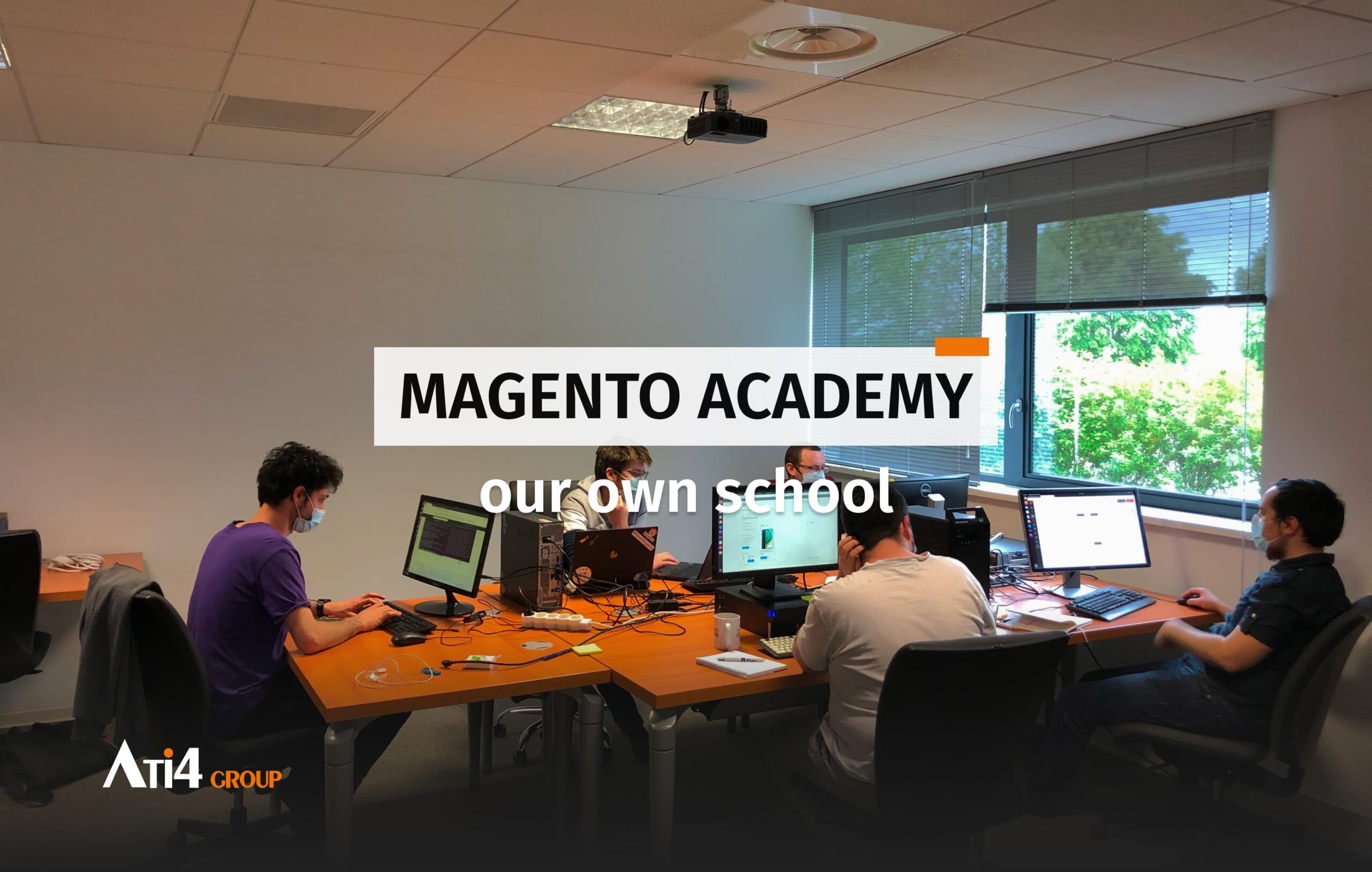 Cover for the article about the Magento Academy.