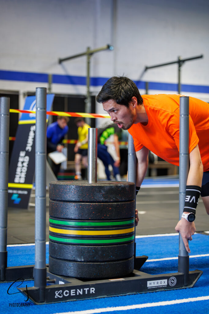 Photo d'Arthur sur son premier Hyrox