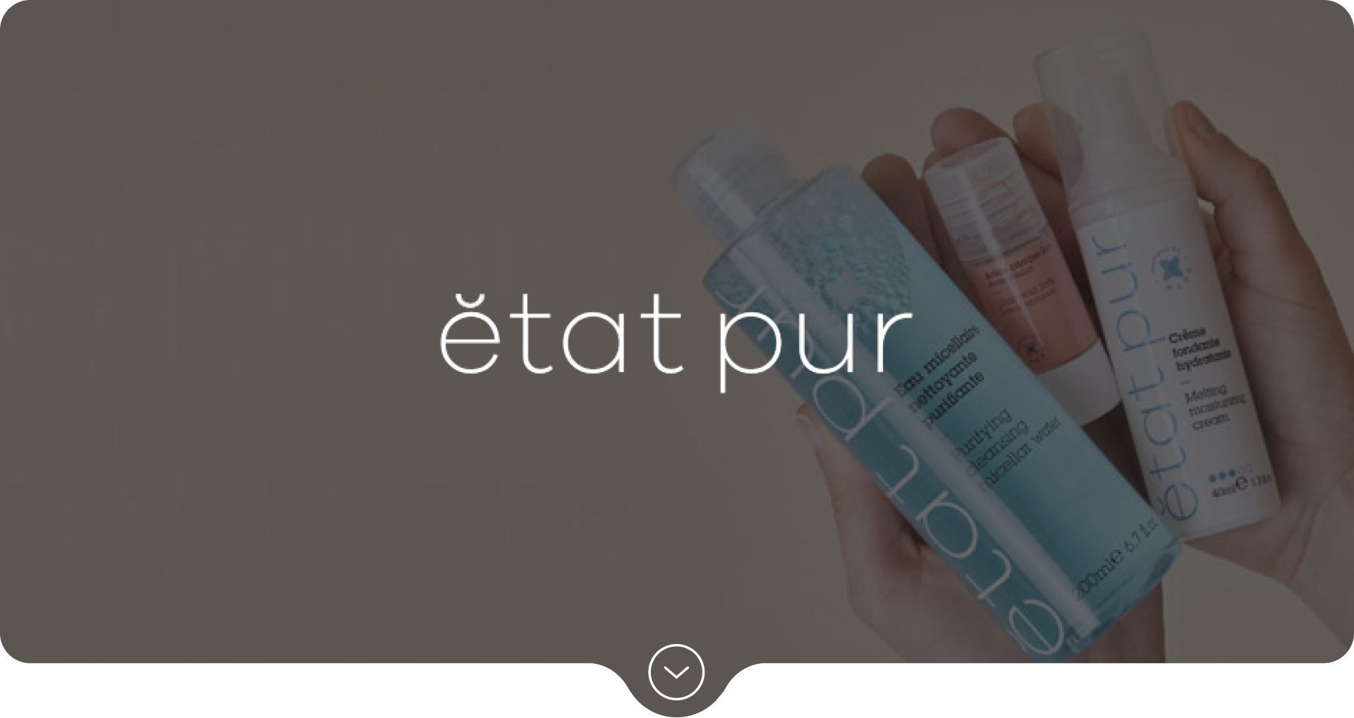 Header pour la réalisation Etat Pur.
