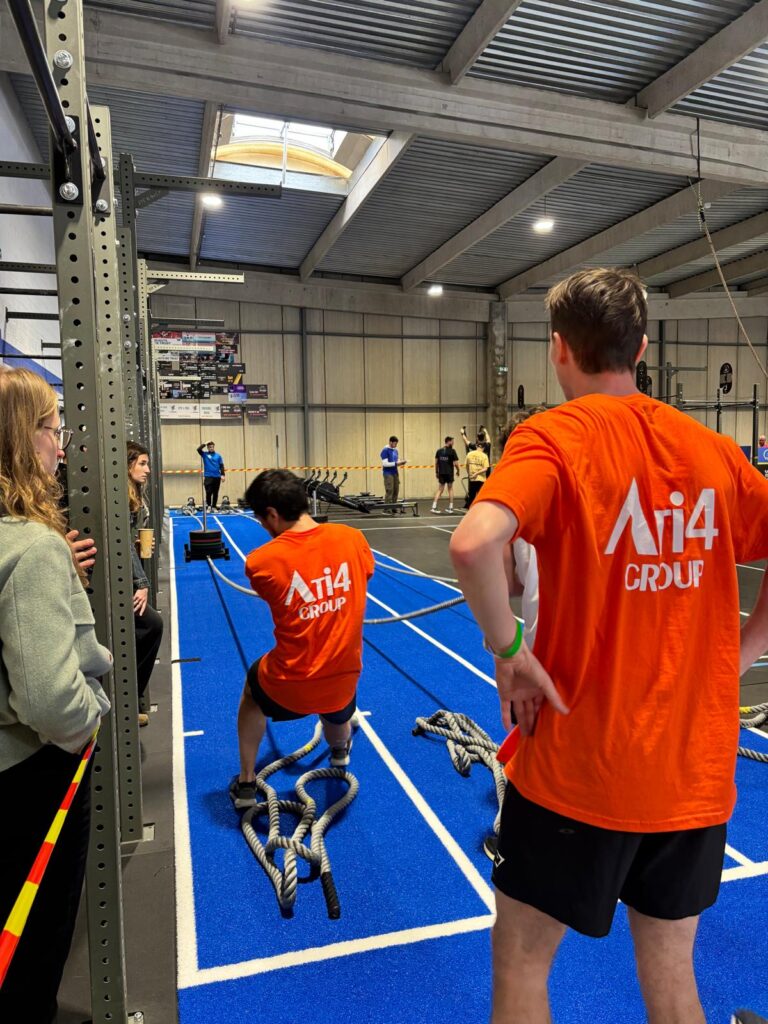 Photo de Quentin et Arthur sur le premier Hyrox.