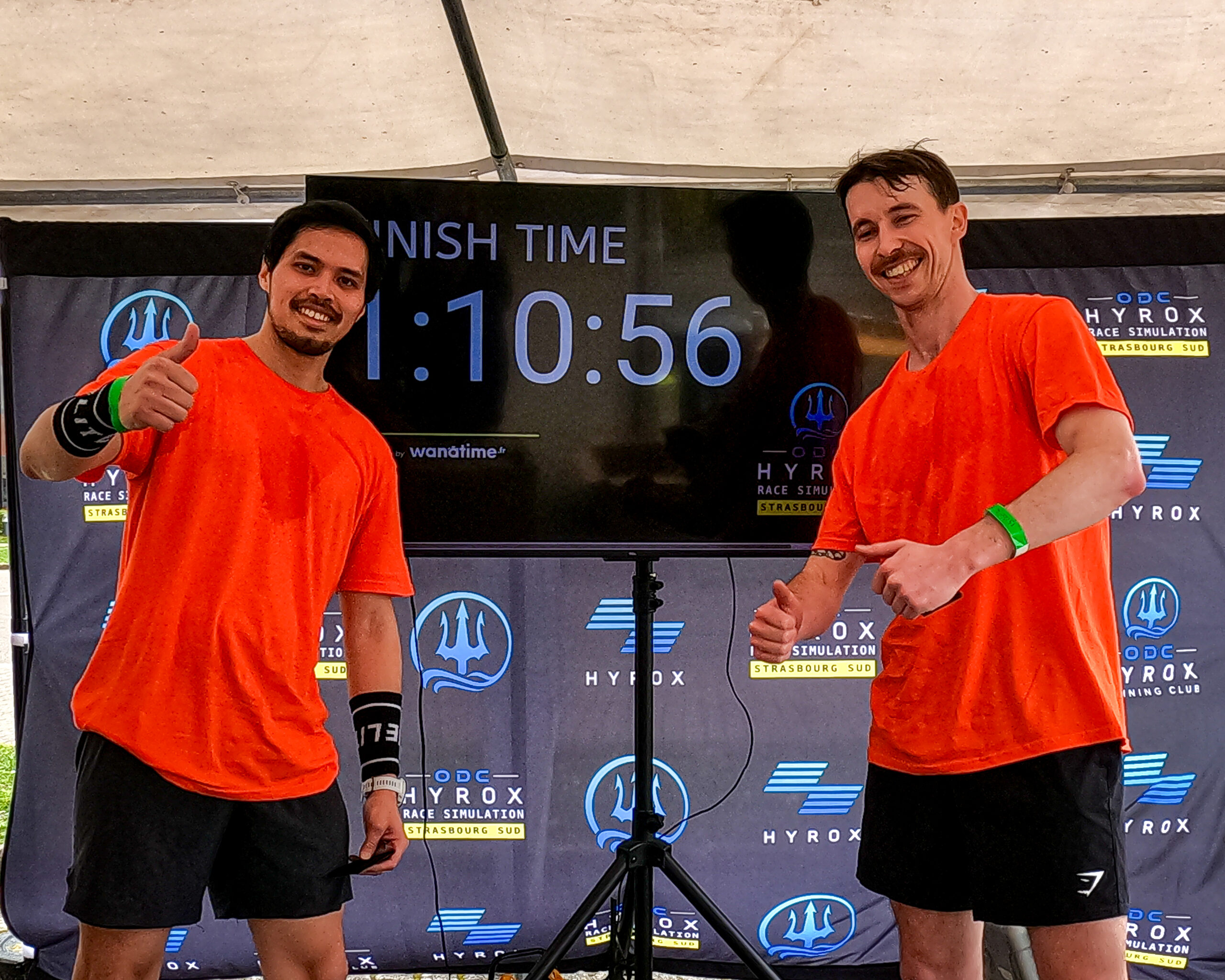 Photo de Quentin et Arthur, finisher de leur premier Hyrox.