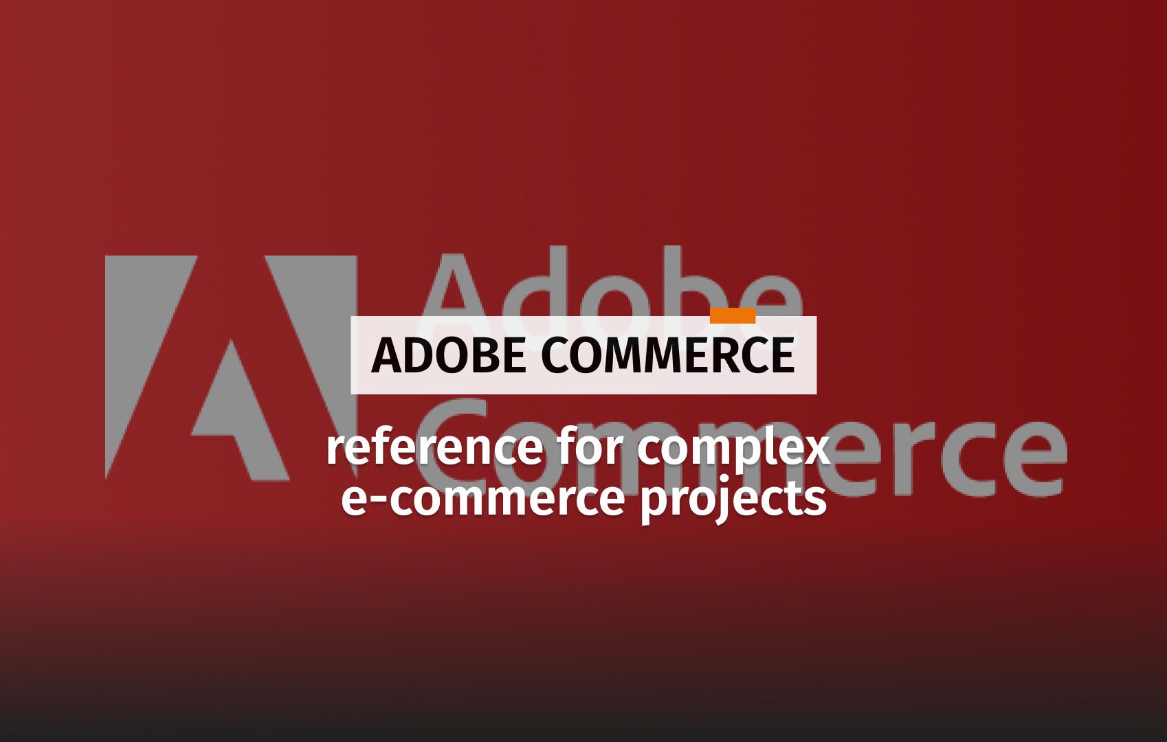 Cover for the article about Adobe Commerce.
