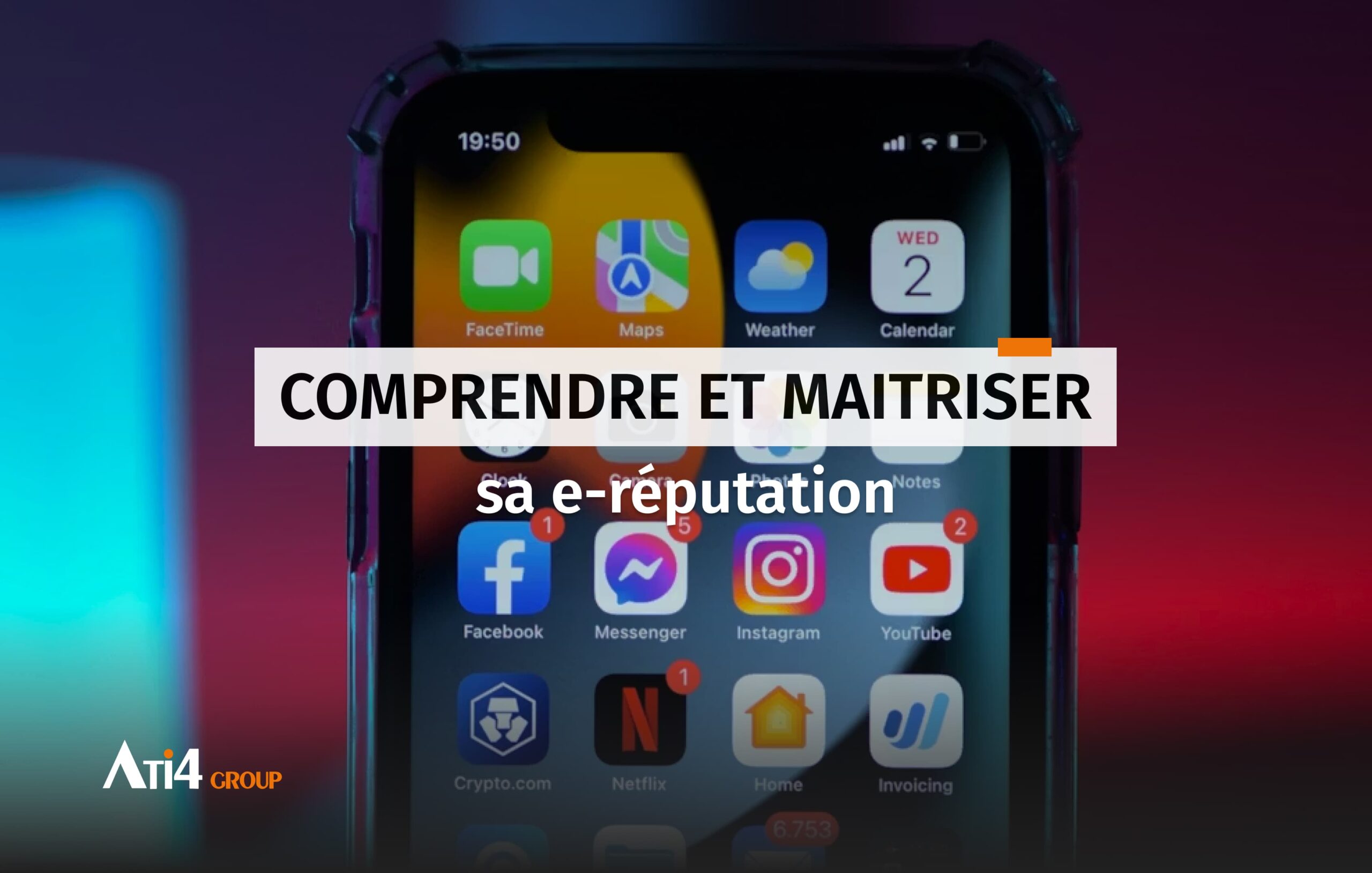 Couverture pour l'article au sujet de la e-réputation.