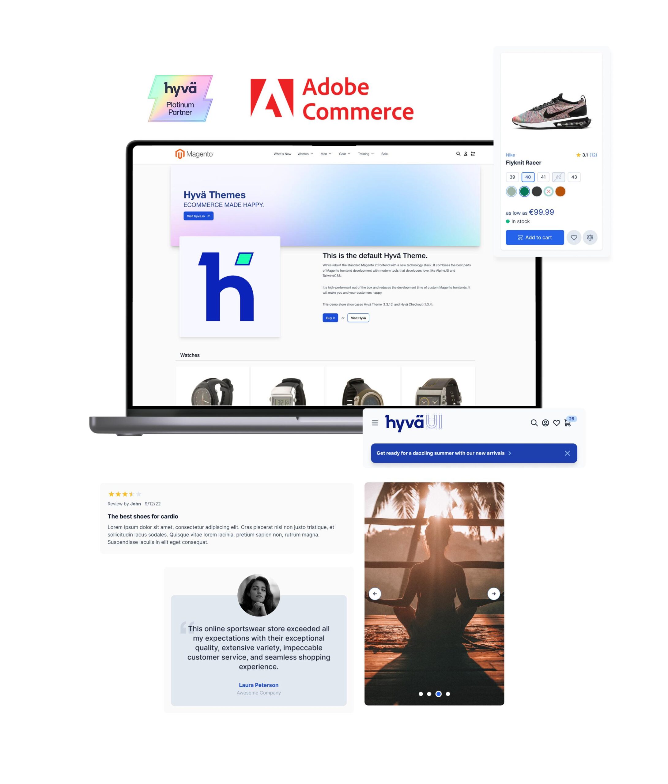 Image illustration Adobe Commerce et Hyvä