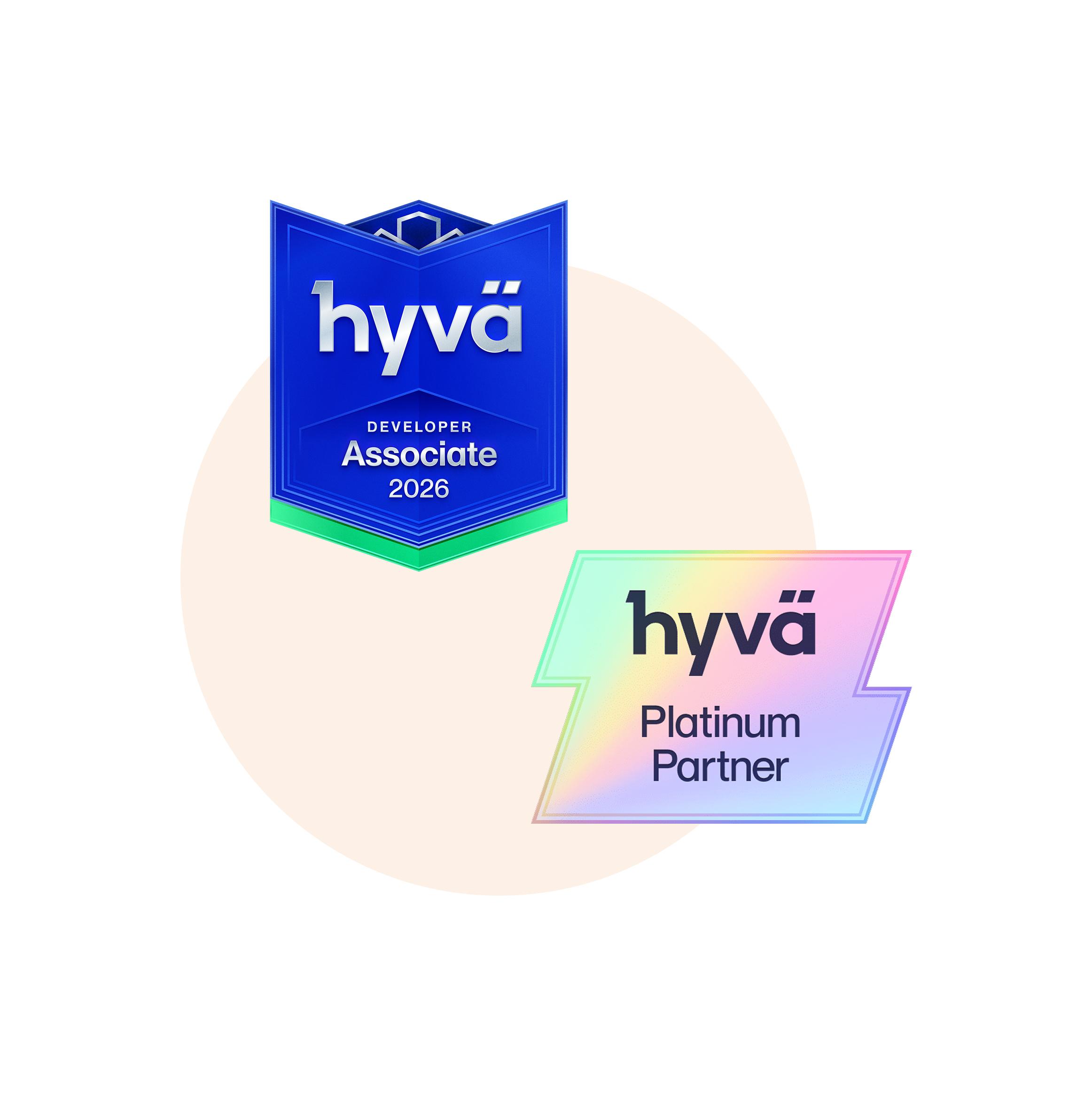 Image illustration Hyvä Developer Associate et Partenaire Platinum Hyvä