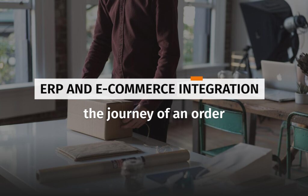 Cover for the article about ERP and e-commerce