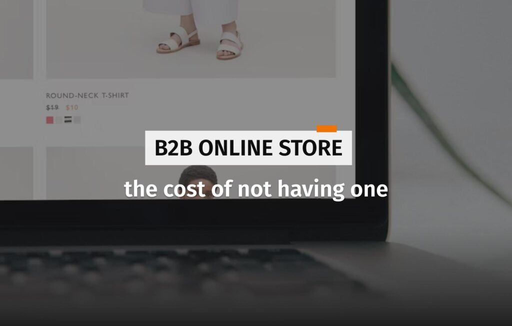 Cover for the article about the cost of not having an online store.