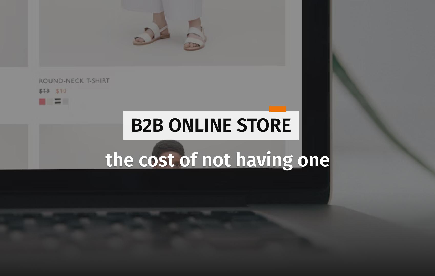 Cover for the article about the cost of not having an online store.