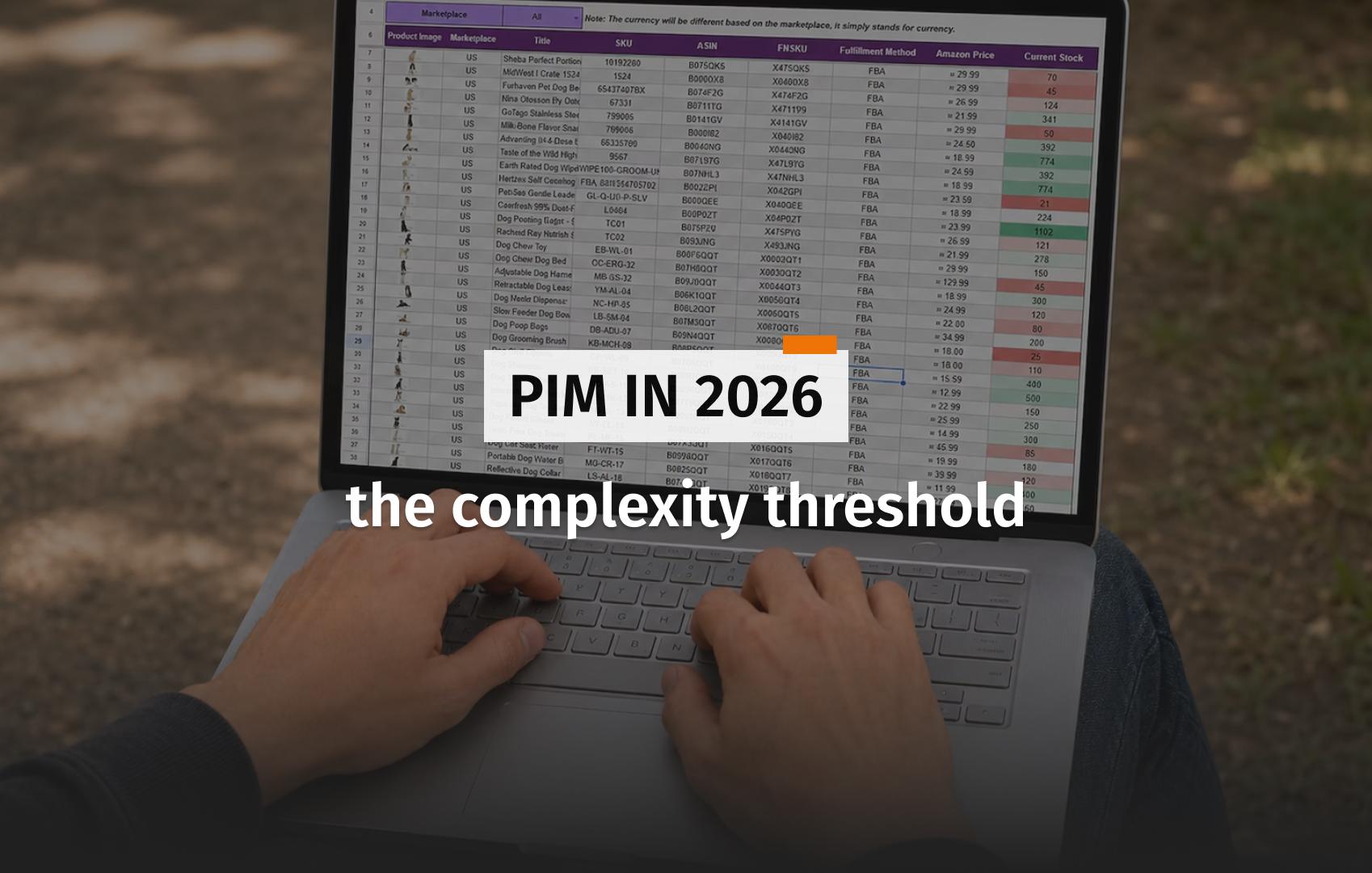 Cover for the article about the PIM threshold