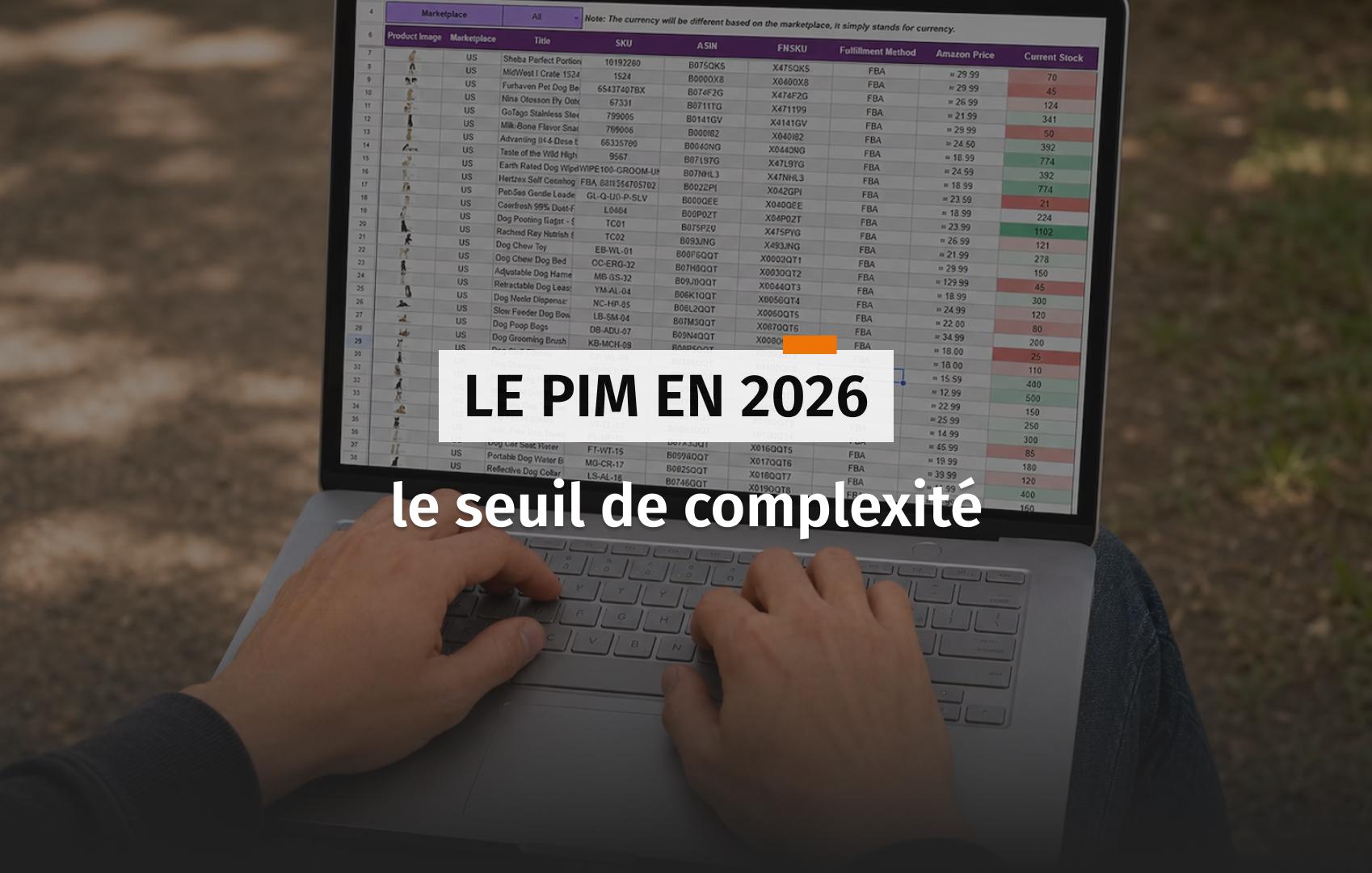 Image de couverture au sujet de l'implémentation du PIM sur un projet e-commerce.