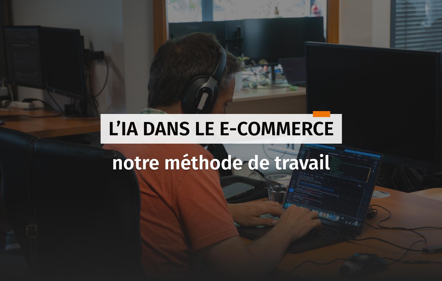 Couverture pour l'article au sujet de l'utilisation de l'IA dans le e-commerce.